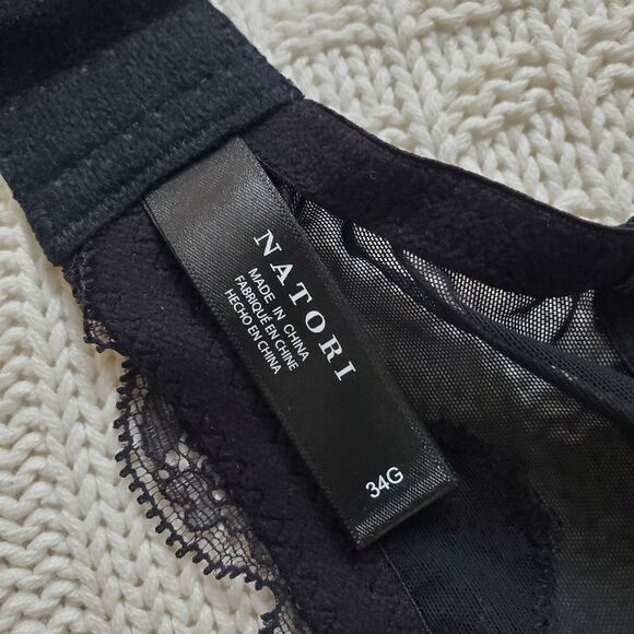 ✨ NATORI ✨ Elusive Full Fit Underwire Bra - [Size 34G, Black] - Picture 11 of 13